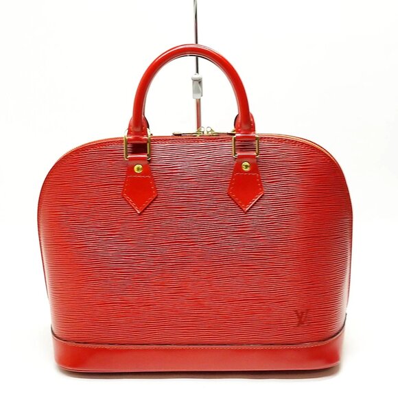 Louis Vuitton Alma Red Epi Hand Bag mon-551-091225 - Picture 1 of 16